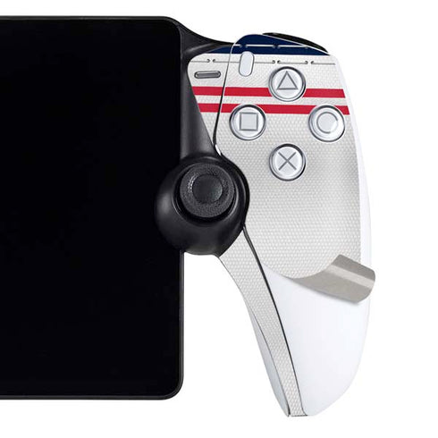 NFL Houston Texans White Striped PlayStation Portal Remote Player Skin