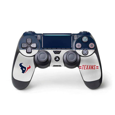 NFL Houston Texans White Striped PS4 Pro/Slim Controller Skin