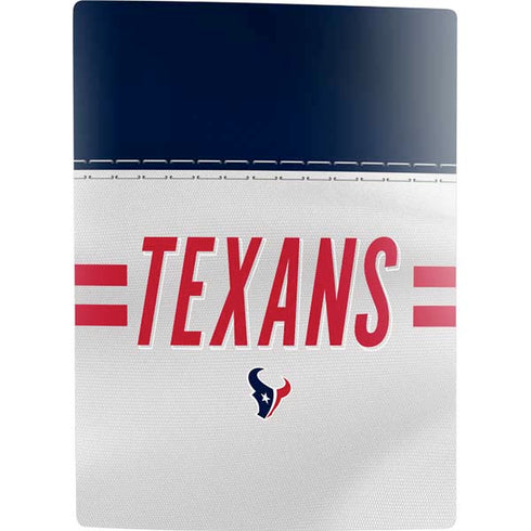NFL Houston Texans White Striped PS5 Digital Edition Bundle Skin