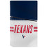 NFL Houston Texans White Striped PS5 Slim Disk Bundle Skin