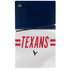 NFL Houston Texans White Striped PS5 Slim Disk Console Skin