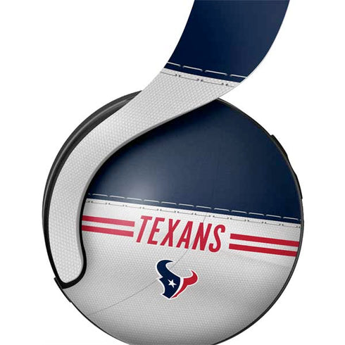 NFL Houston Texans White Striped PULSE 3D Wireless Headset for PS5 Skin