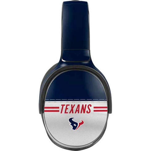 NFL Houston Texans White Striped Skullcandy Venue Skin