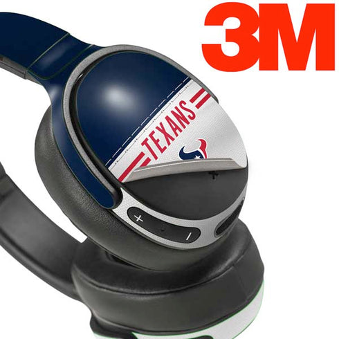 NFL Houston Texans White Striped Skullcandy Venue Skin