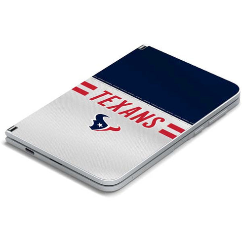 NFL Houston Texans White Striped Surface Duo Skin