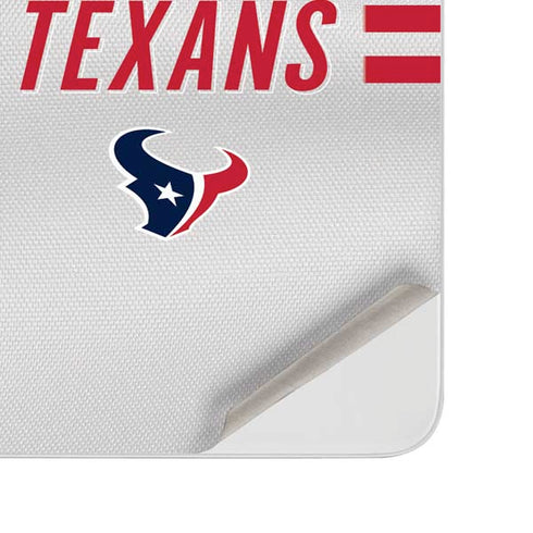 NFL Houston Texans White Striped Surface Duo Skin