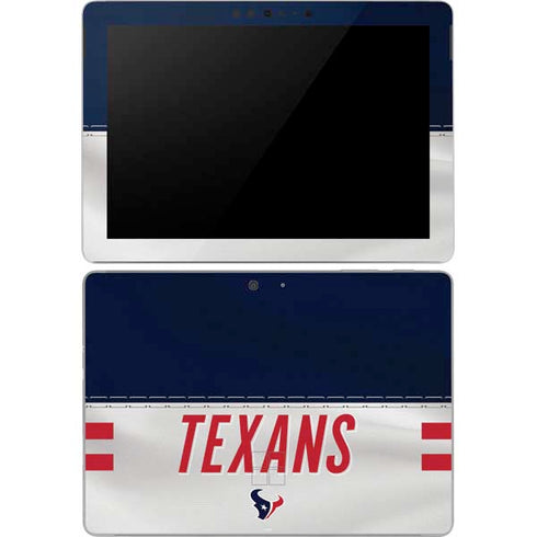 NFL Houston Texans White Striped Surface Go Skin