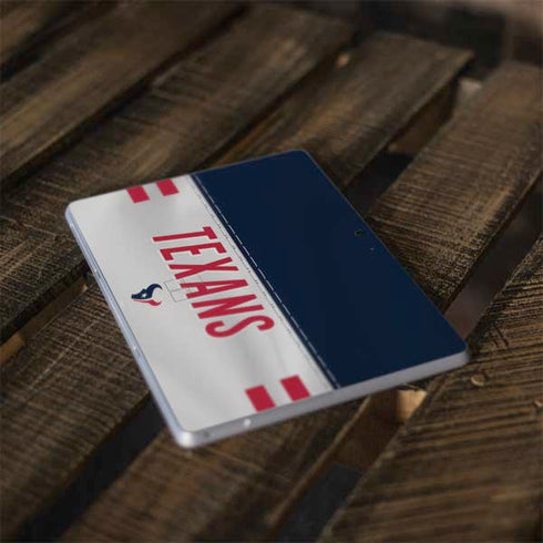 NFL Houston Texans White Striped Surface Go Skin