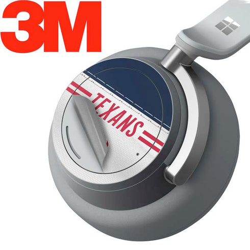 NFL Houston Texans White Striped Surface Headphones Skin