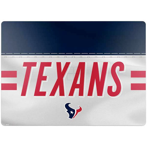 NFL Houston Texans White Striped Surface Laptop 4 15in Skin