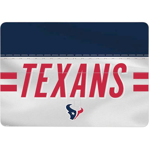 NFL Houston Texans White Striped Surface Laptop Studio Skin