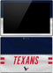 NFL Houston Texans White Striped Surface Pro 4 Skin