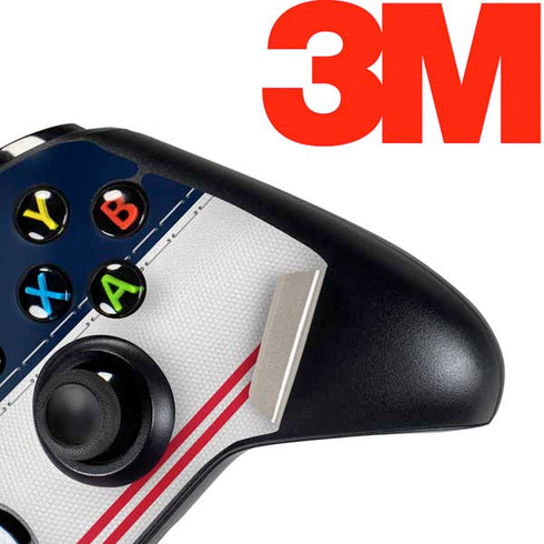 NFL Houston Texans White Striped Xbox One Controller Skin