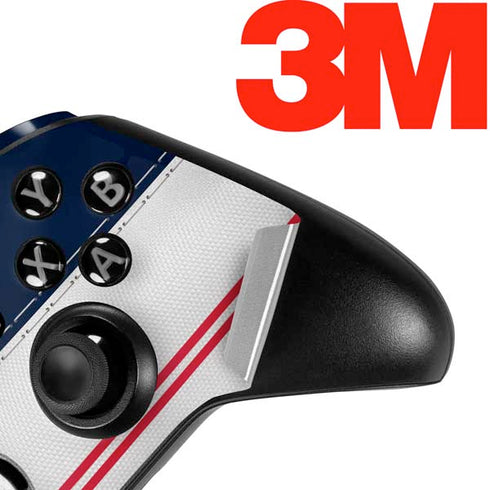 NFL Houston Texans White Striped Xbox One Elite Controller Skin