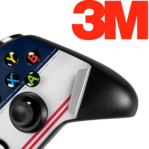 NFL Houston Texans White Striped Xbox One S Controller Skin