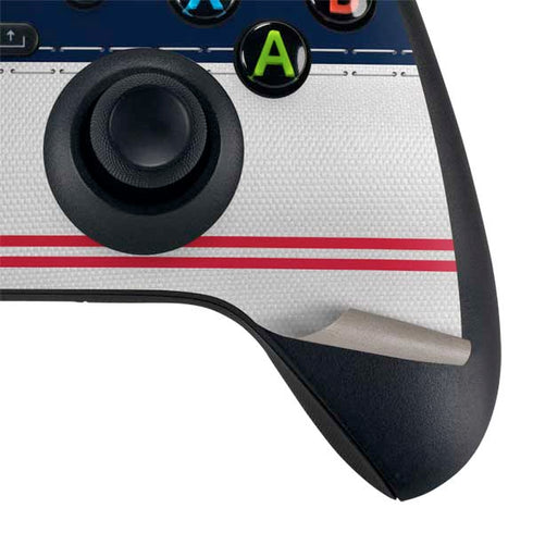 NFL Houston Texans White Striped Xbox Series X Controller Skin