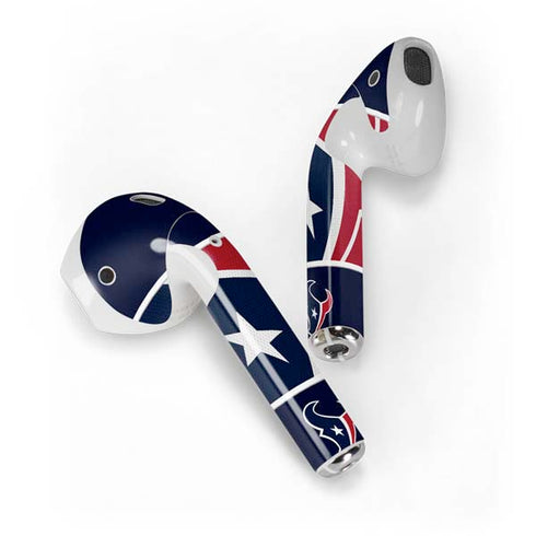 NFL Houston Texans Zone Block Apple AirPods Skin