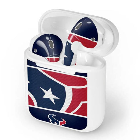 NFL Houston Texans Zone Block Apple AirPods Skin