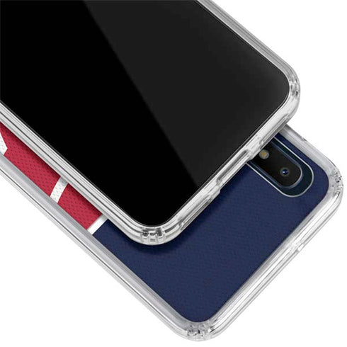 NFL Houston Texans Zone Block Galaxy A10e Clear Case