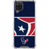 NFL Houston Texans Zone Block Galaxy A12 Clear Case