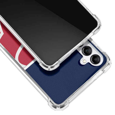 NFL Houston Texans Zone Block Galaxy A14 5G Clear Case