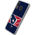 NFL Houston Texans Zone Block Galaxy A20 Clear Case