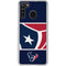 NFL Houston Texans Zone Block Galaxy A21 Clear Case