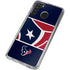 NFL Houston Texans Zone Block Galaxy A21 Clear Case