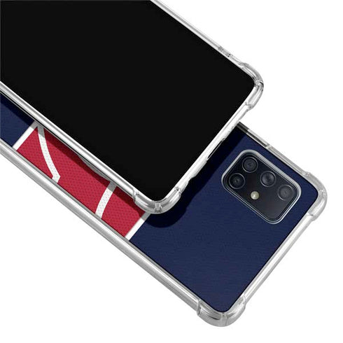 NFL Houston Texans Zone Block Galaxy A51 5G Clear Case