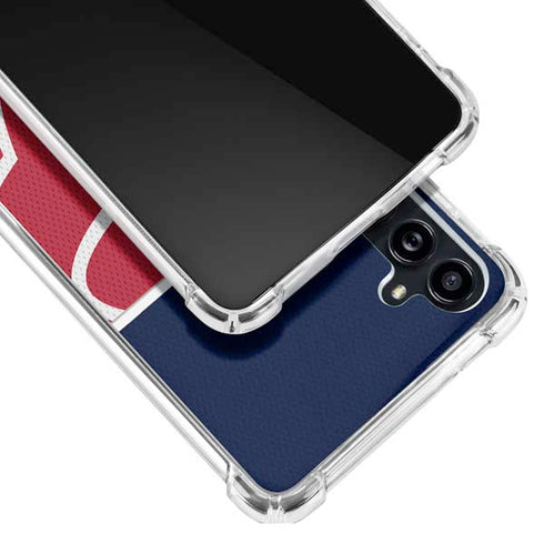 NFL Houston Texans Zone Block Galaxy A54 5G Clear Case