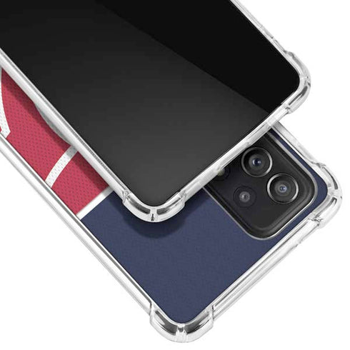 NFL Houston Texans Zone Block Galaxy A72 5G Clear Case