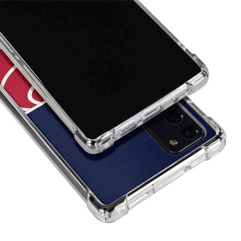 NFL Houston Texans Zone Block Galaxy Note20 5G Clear Case