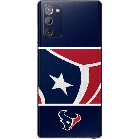 NFL Houston Texans Zone Block Galaxy Note20 5G Skin