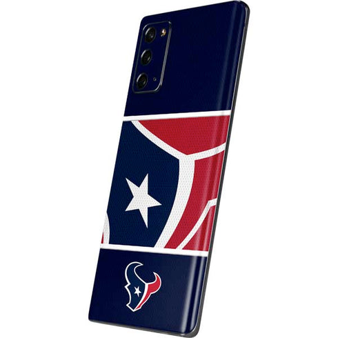 NFL Houston Texans Zone Block Galaxy Note20 5G Skin