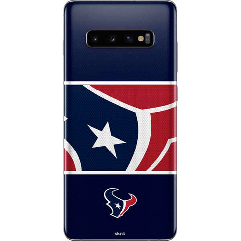 NFL Houston Texans Zone Block Galaxy S10 Plus Skin