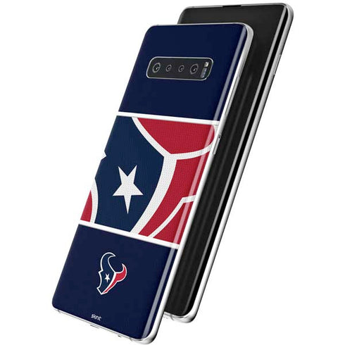 NFL Houston Texans Zone Block Galaxy S10 Plus Skin
