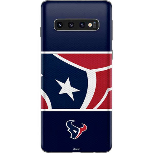NFL Houston Texans Zone Block Galaxy S10 Skin