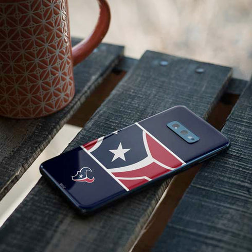 NFL Houston Texans Zone Block Galaxy S10e Skin