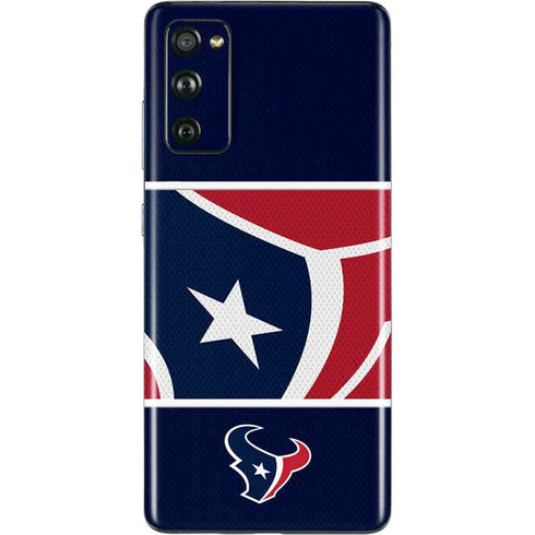 NFL Houston Texans Zone Block Galaxy S20 Fan Edition Skin