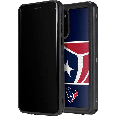 NFL Houston Texans Zone Block Galaxy S20 Plus Waterproof Case