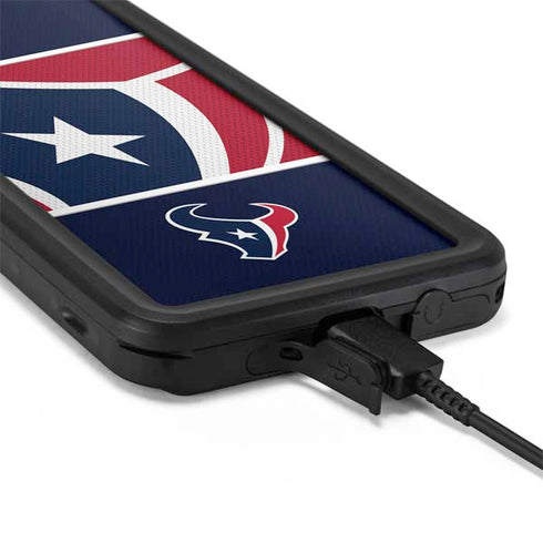 NFL Houston Texans Zone Block Galaxy S20 Plus Waterproof Case