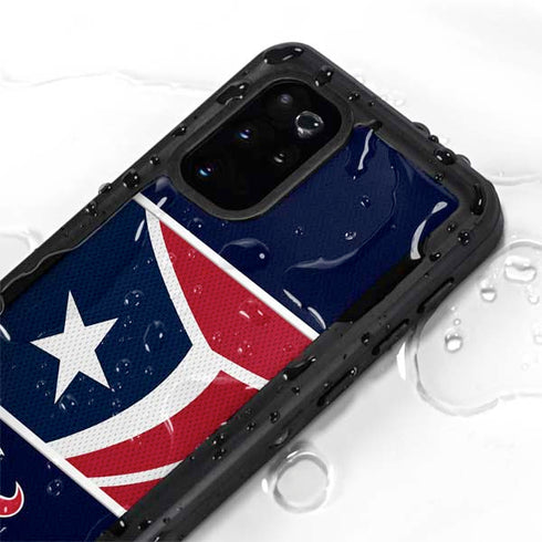 NFL Houston Texans Zone Block Galaxy S20 Plus Waterproof Case