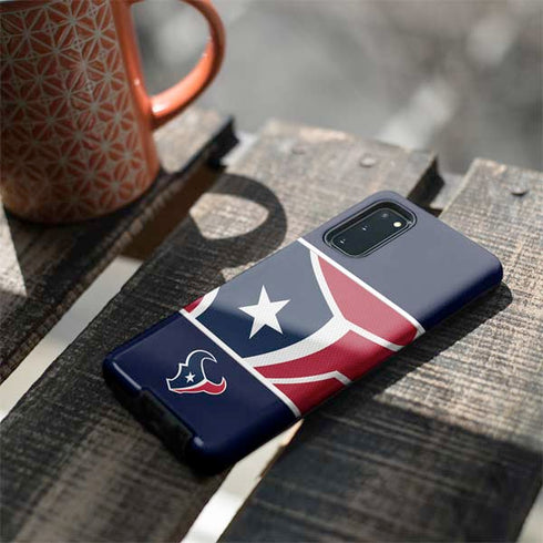 NFL Houston Texans Zone Block Galaxy S20 Pro Case