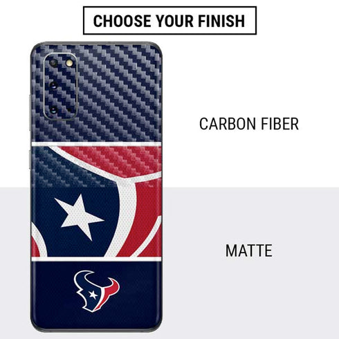 NFL Houston Texans Zone Block Galaxy S20 Skin