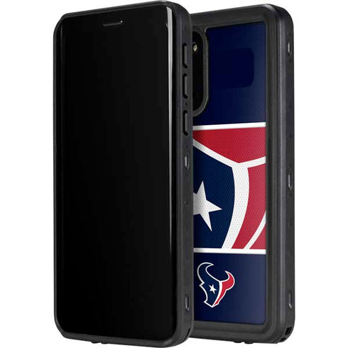 NFL Houston Texans Zone Block Galaxy S20 Waterproof Case