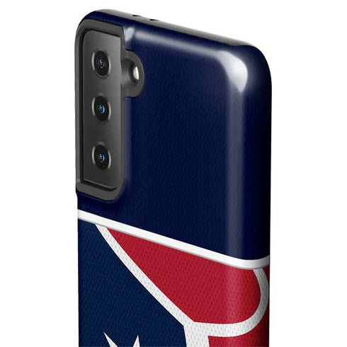 NFL Houston Texans Zone Block Galaxy S21 FE Pro Case