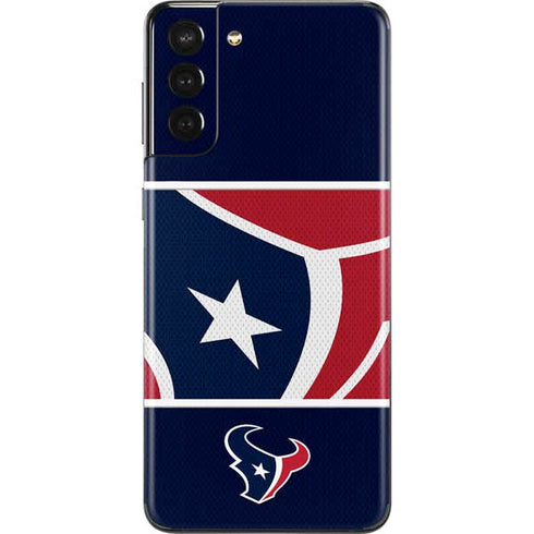NFL Houston Texans Zone Block Galaxy S21 Plus 5G Skin