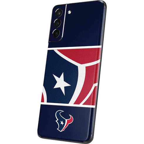 NFL Houston Texans Zone Block Galaxy S21 Plus 5G Skin