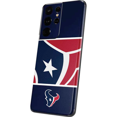 NFL Houston Texans Zone Block Galaxy S21 Ultra 5G Skin