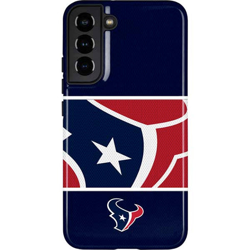 NFL Houston Texans Zone Block Galaxy S22 Plus Pro Case